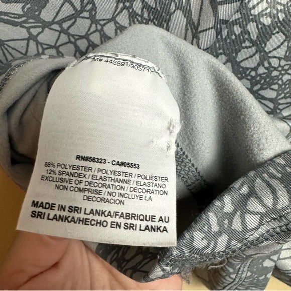 Nike Pro Dri-FIT Half Zip Gray Squiggle Spell Out Just Do It Pullover Small - Picture 10 of 15